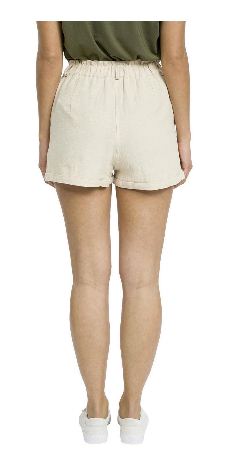 Short Kivül Mujer Femenino Alfi Crudo Café-2