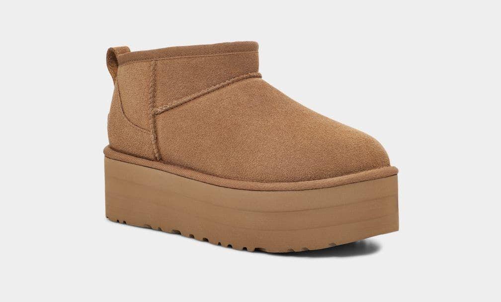 Bota Ugg Mujer Classic Ultra Mini Platform Café-1