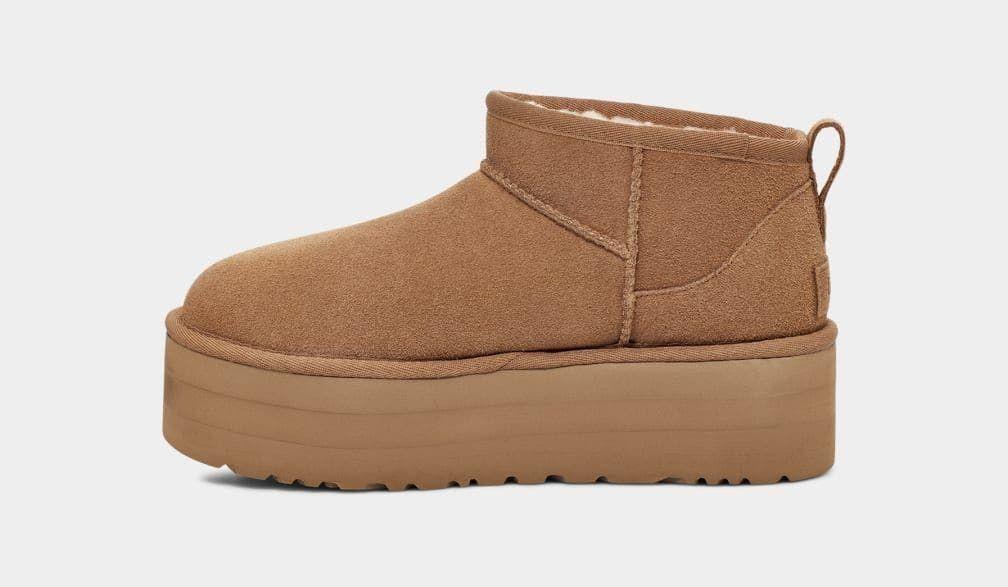 Bota Ugg Mujer Classic Ultra Mini Platform Café-2