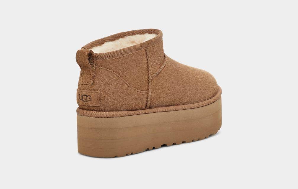 Bota Ugg Mujer Classic Ultra Mini Platform Café-3
