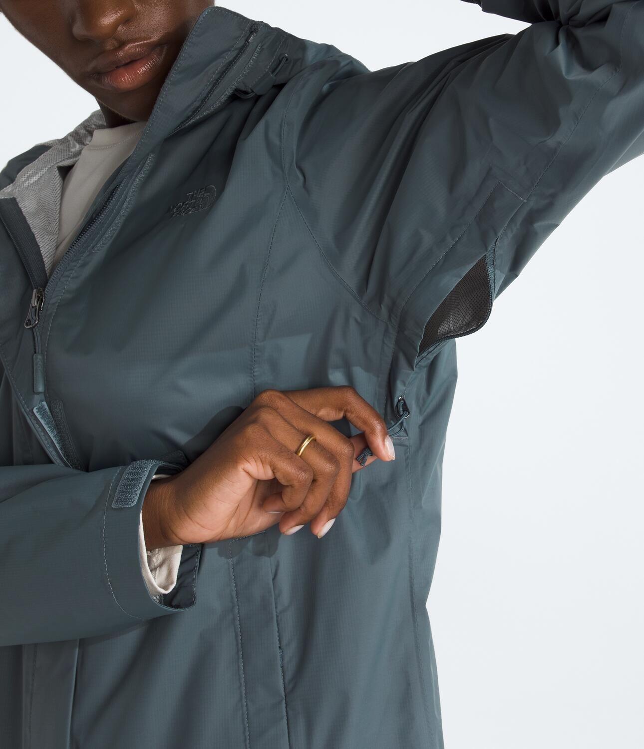 Chaqueta Impermeable Venture 2 Mujer Gris-3