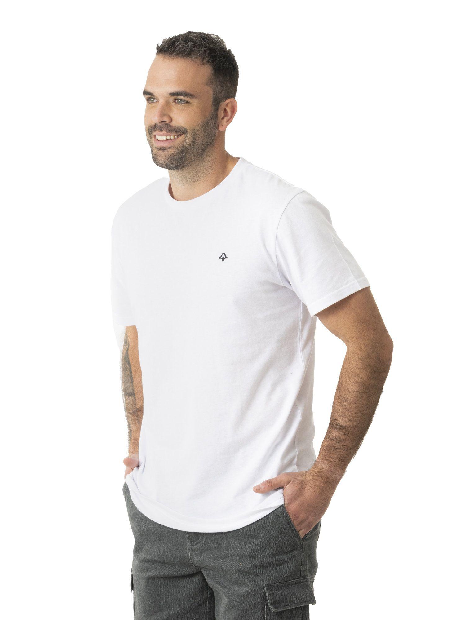 Polera Kivül Hombre Logo Blanco-1