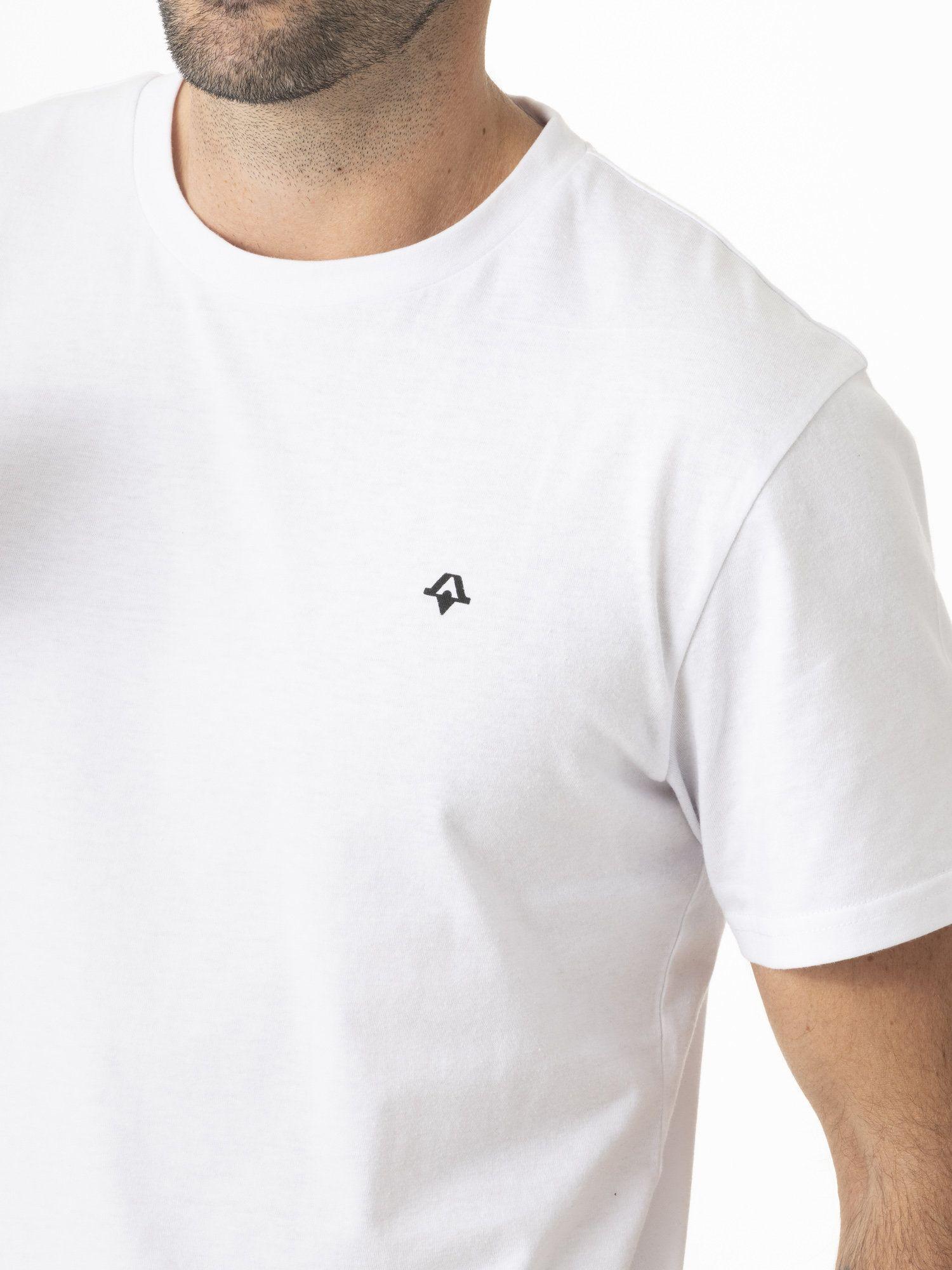 Polera Kivül Hombre Logo Blanco-3