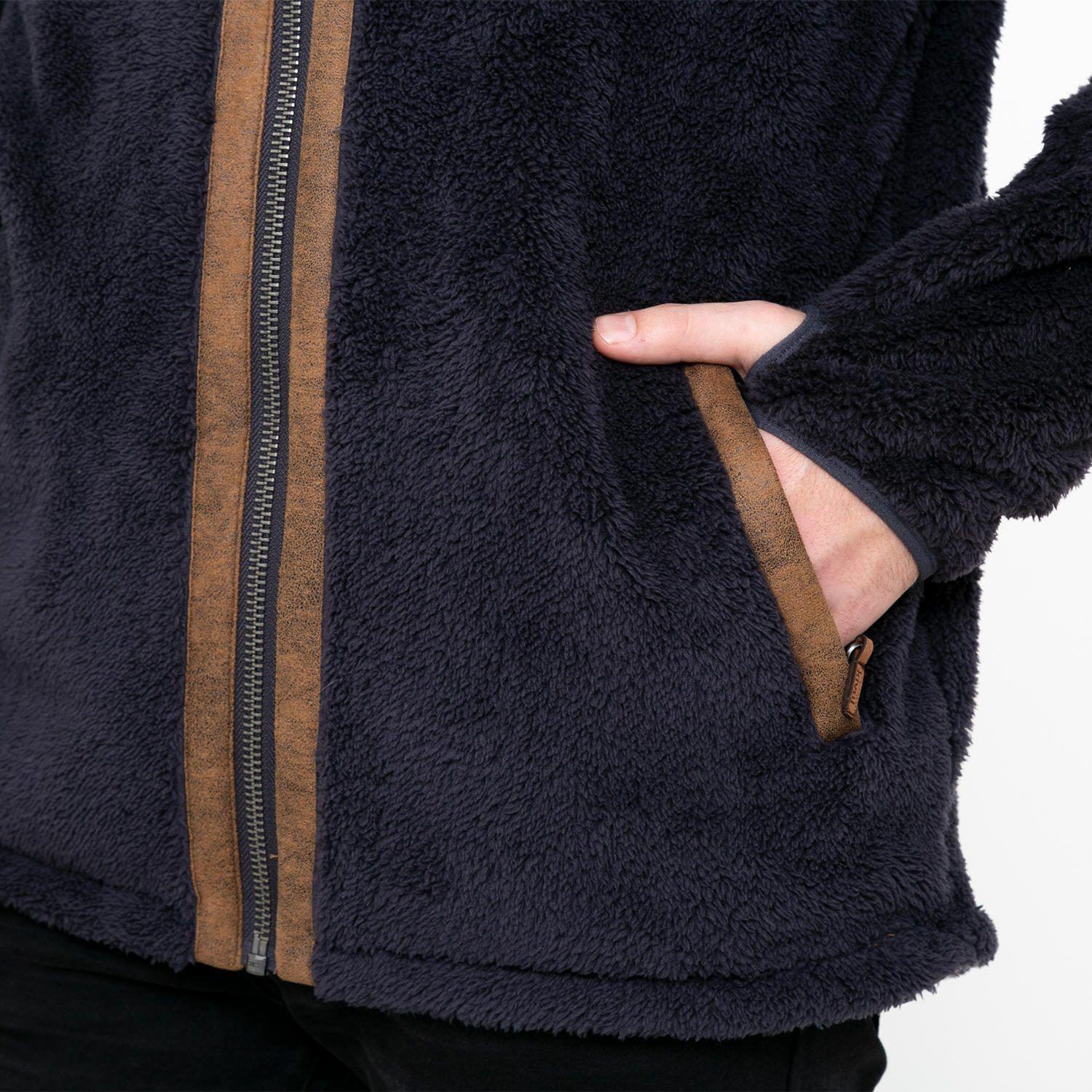 Polar Kivül Hombre Elek Shaggy Hoodie Negro-2