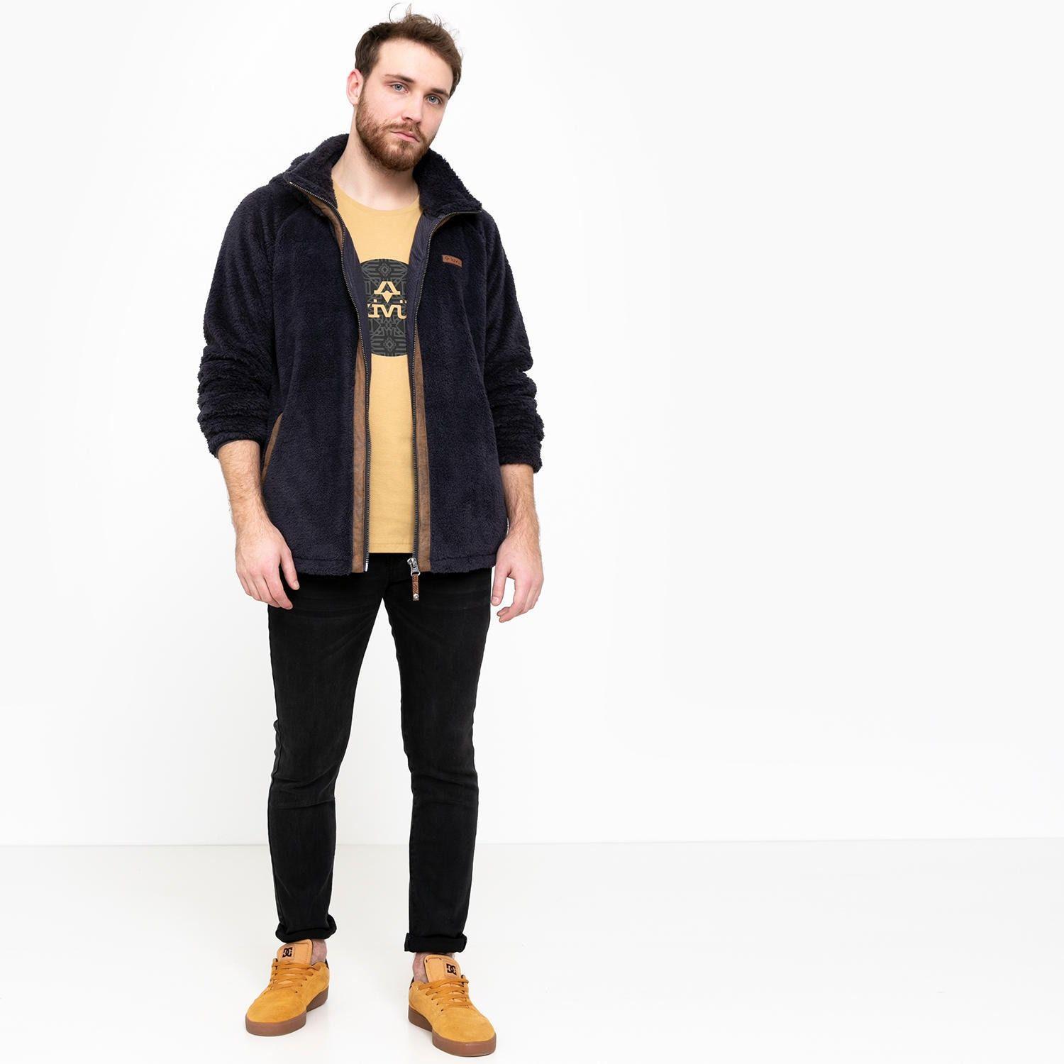 Polar Kivül Hombre Elek Shaggy Hoodie Negro-3