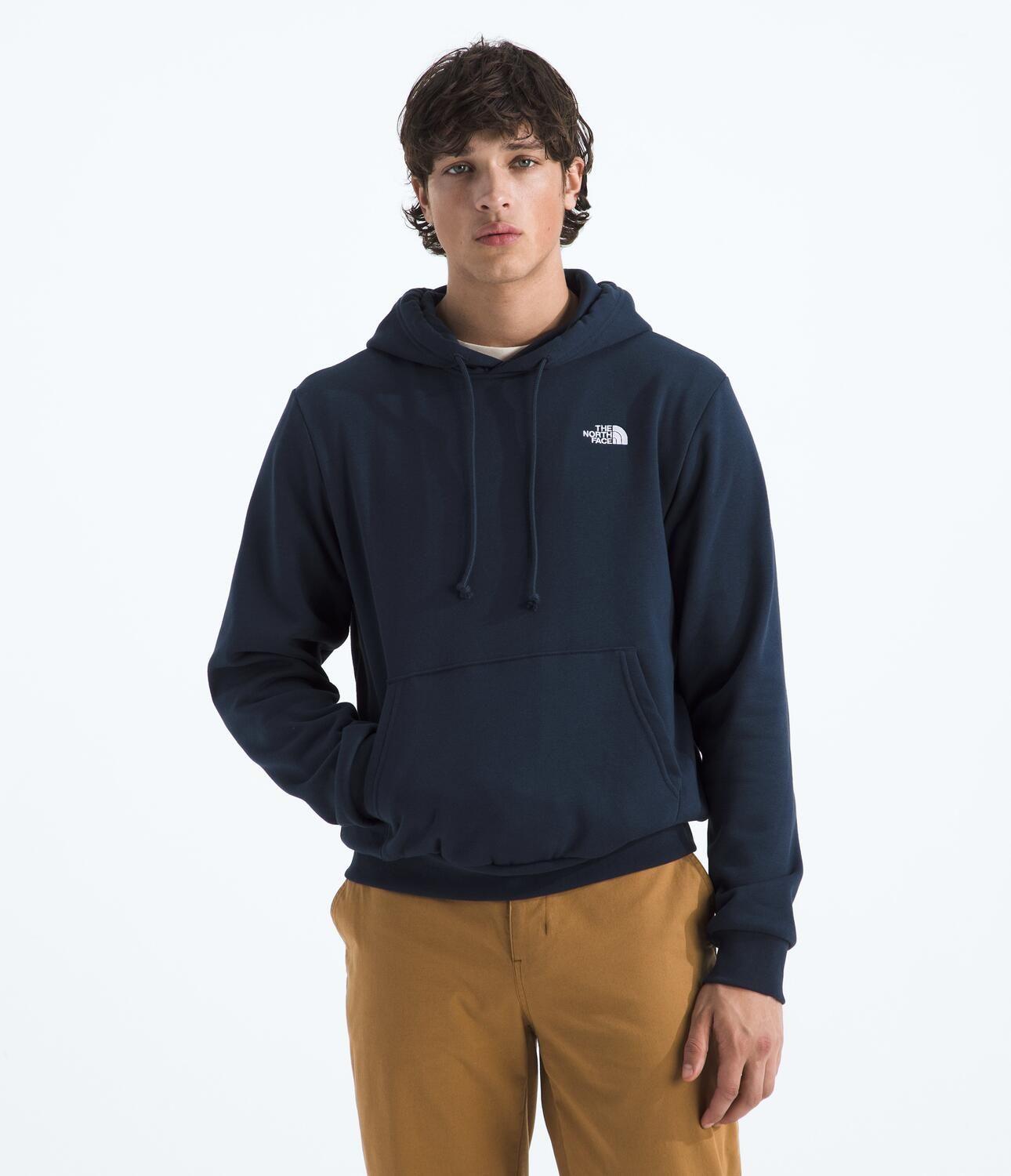 Poleron Evo Emb Hoodie Hombre Azul-0