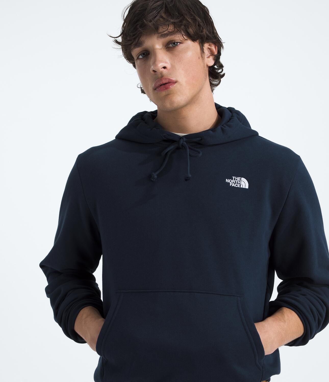 Poleron Evo Emb Hoodie Hombre Azul-2