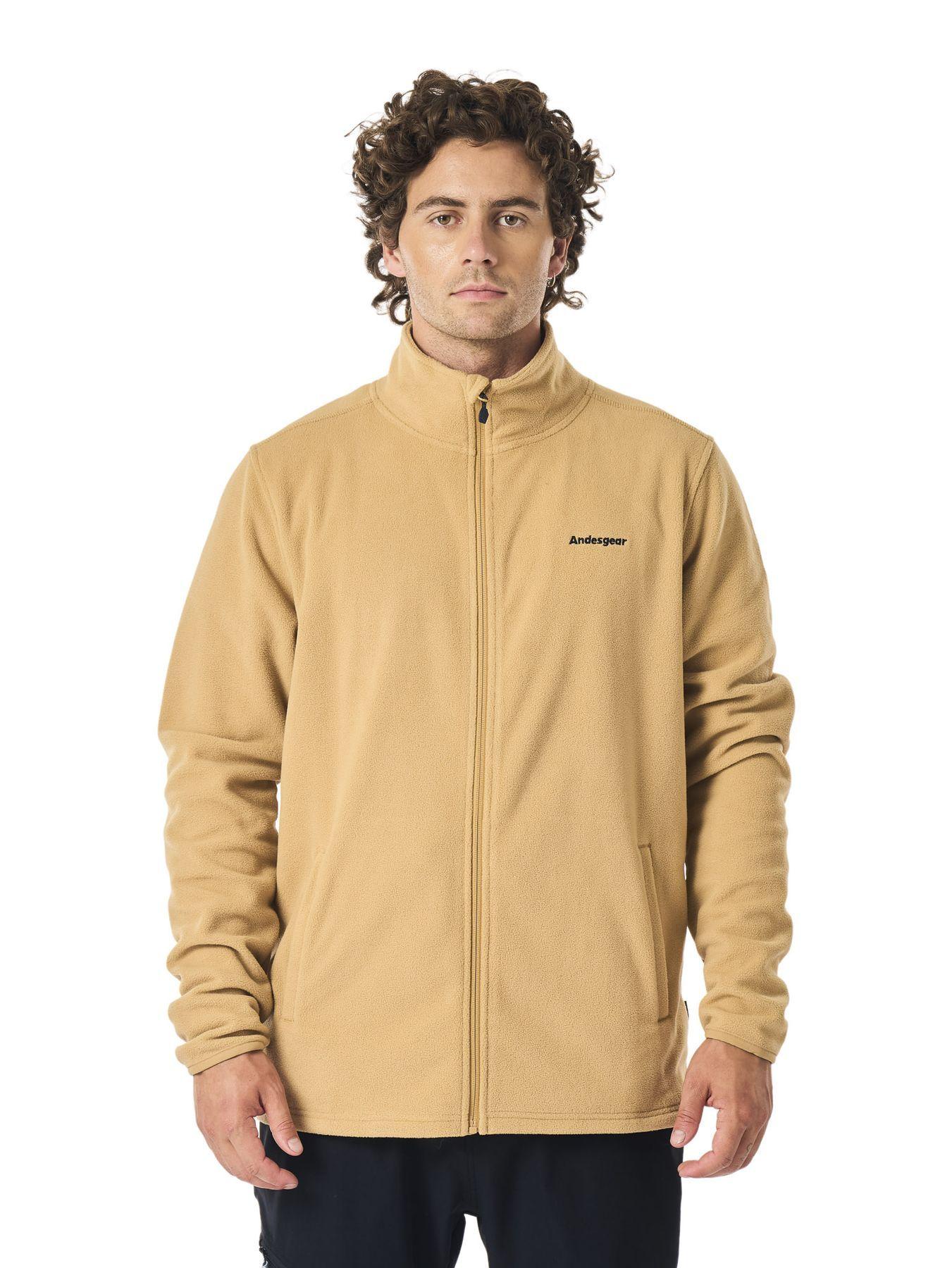 Polar Andesgear Hombre Maihue Fullzip Café-0
