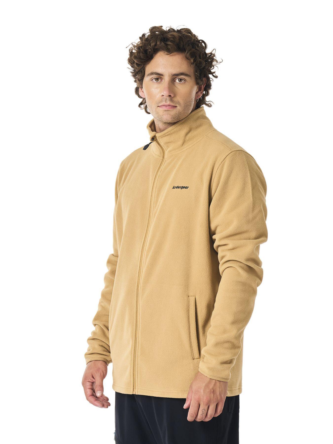 Polar Andesgear Hombre Maihue Fullzip Café-1