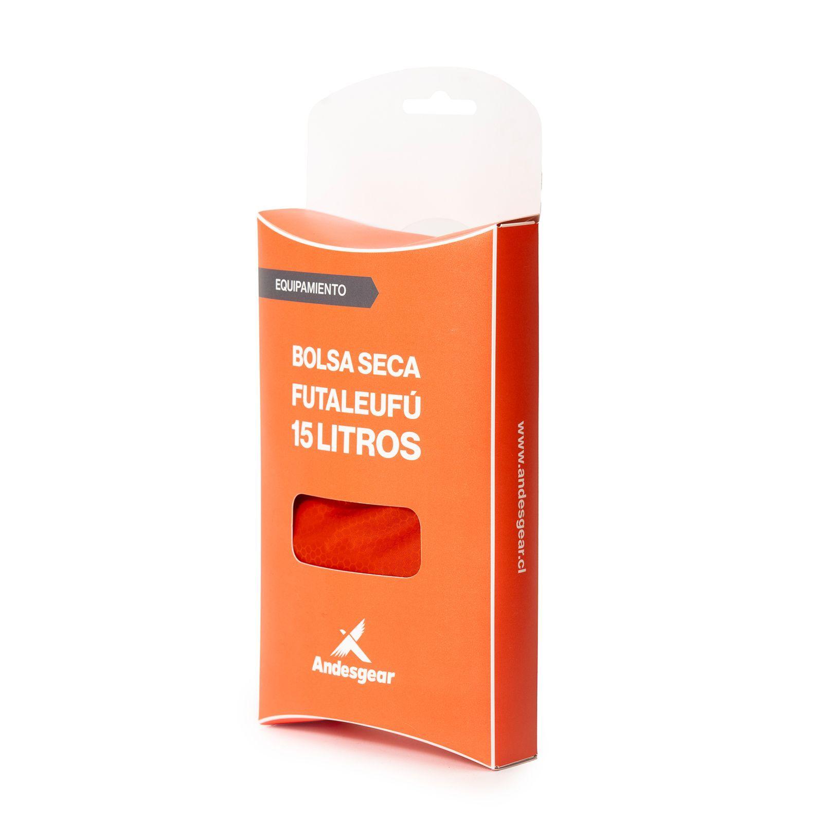Bolsa Seca Andesgear Unisex 15Lt Futaleufú Naranja-2