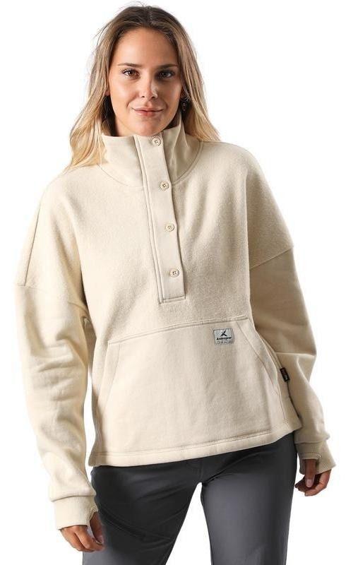 Poleron Andesgear Mujer Rapel Crema-0