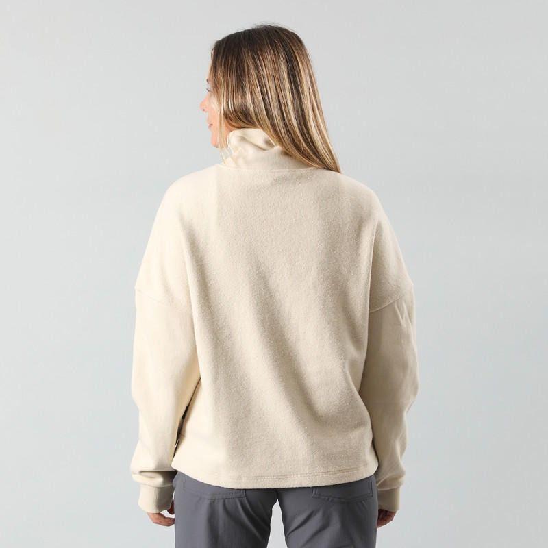 Poleron Andesgear Mujer Rapel Crema-1