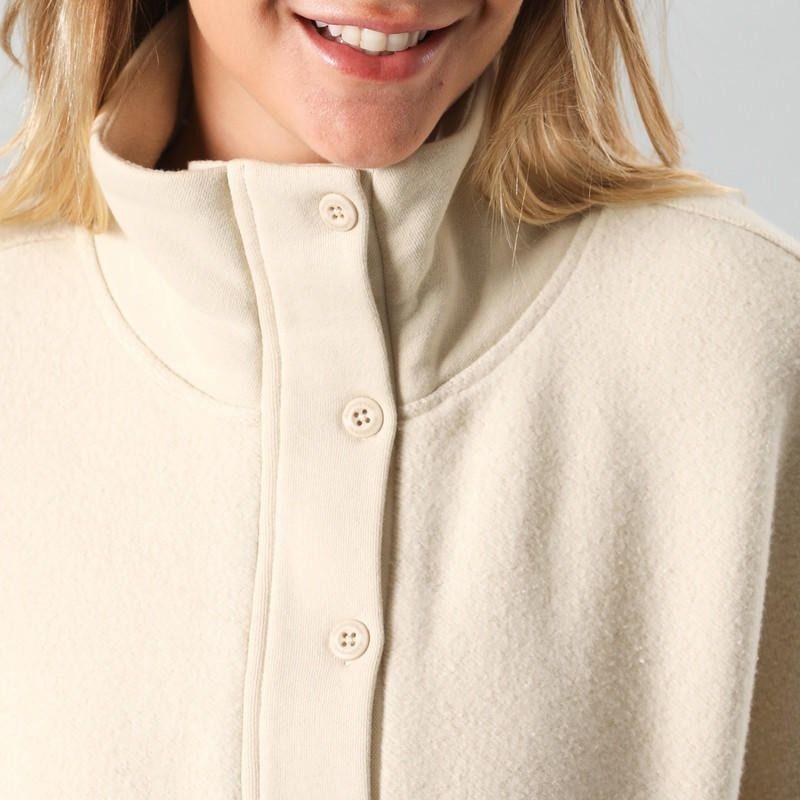 Poleron Andesgear Mujer Rapel Crema-2