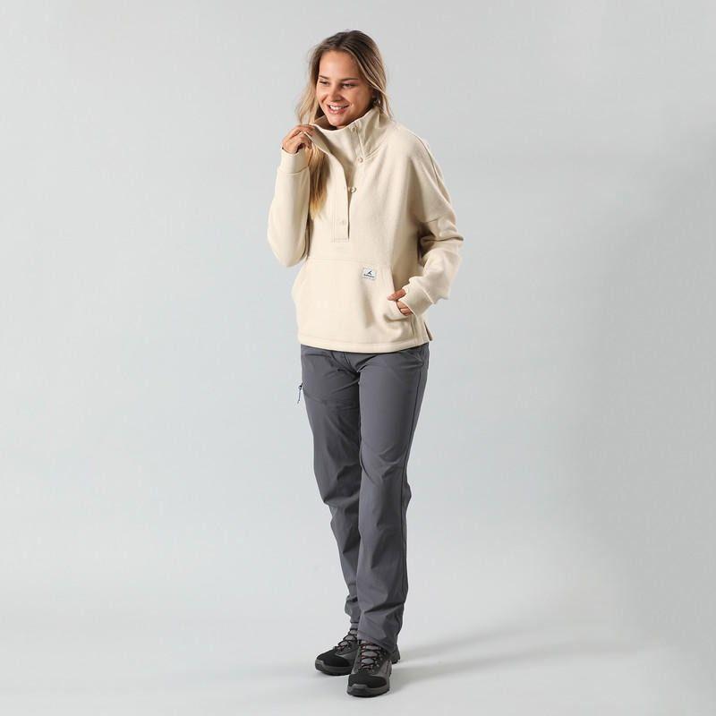 Poleron Andesgear Mujer Rapel Crema-4