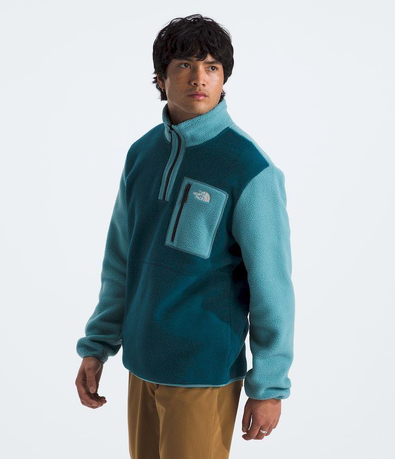 Polar The North Face Hombre Yumiori ¼ Zip Azul-2