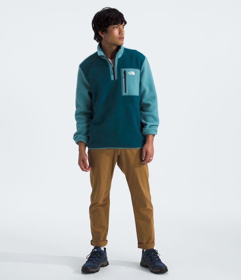 Polar The North Face Hombre Yumiori ¼ Zip Azul-3