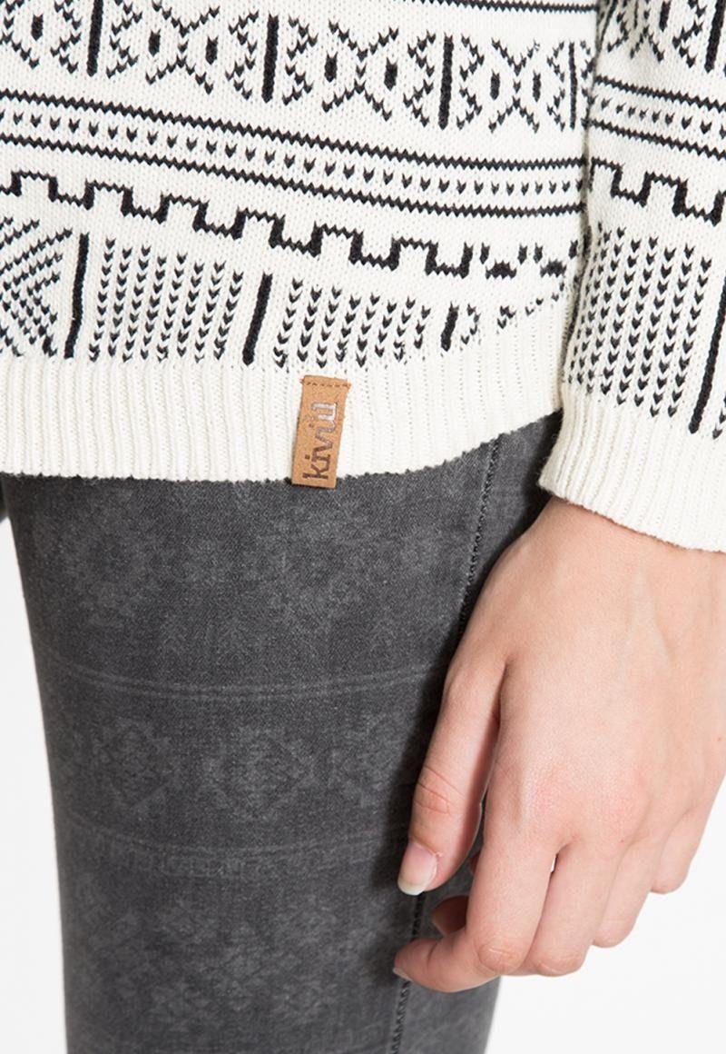 Poleron Kivül Mujer Prana Blanco-3