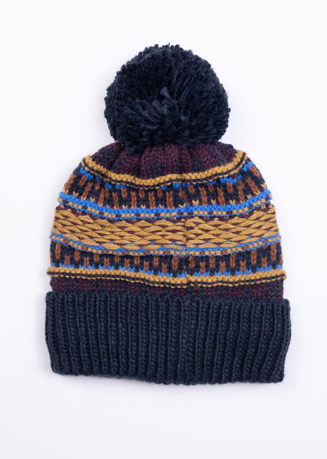 Gorro Andesgear Unisex Pompon Knited Azul-1