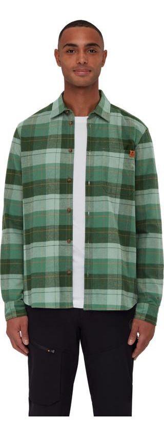Camisa Mammut Hombre Trovat Longsleeve Verde-0