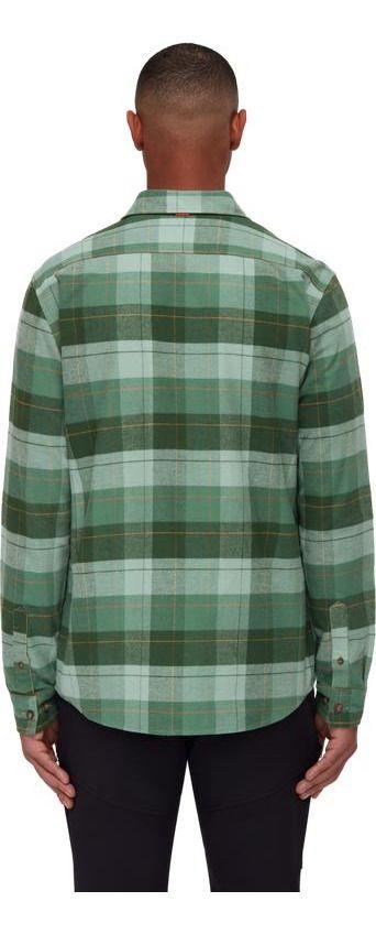 Camisa Mammut Hombre Trovat Longsleeve Verde-1