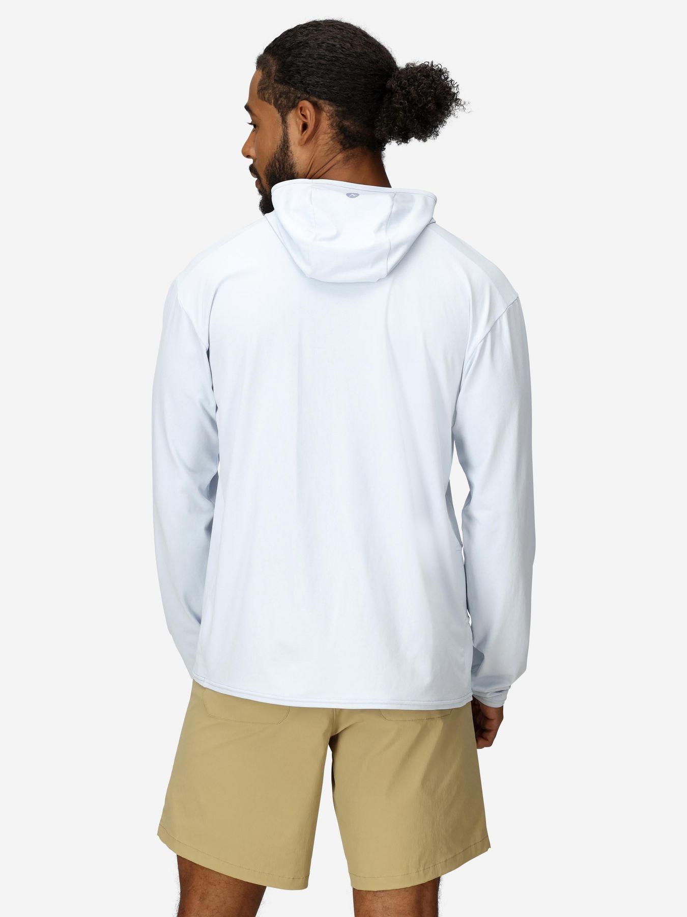 Polera Marmot Hombre Arex Upf50 Hoody Blanco-1