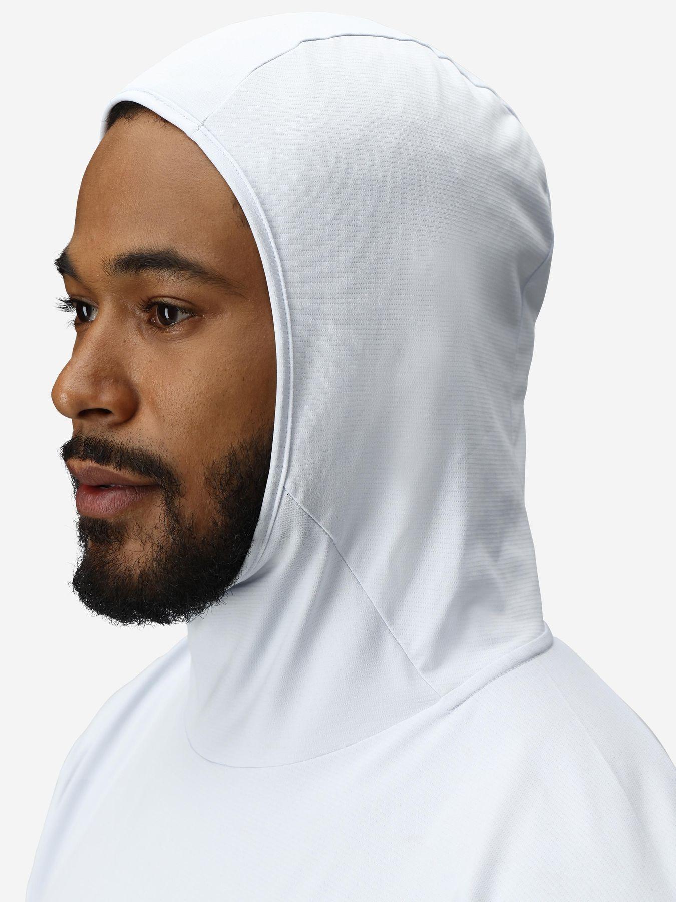 Polera Marmot Hombre Arex Upf50 Hoody Blanco-5