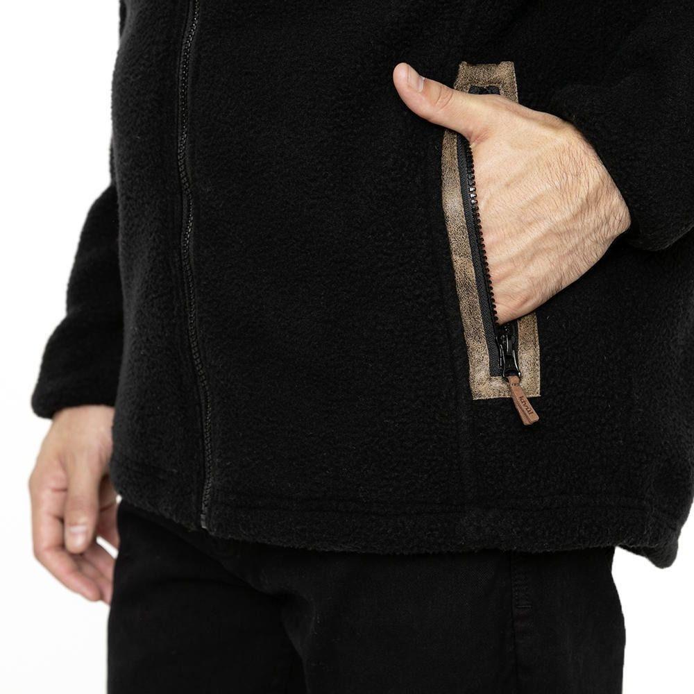 Polar Kivül Hombre Bor Sherpa Negro-2