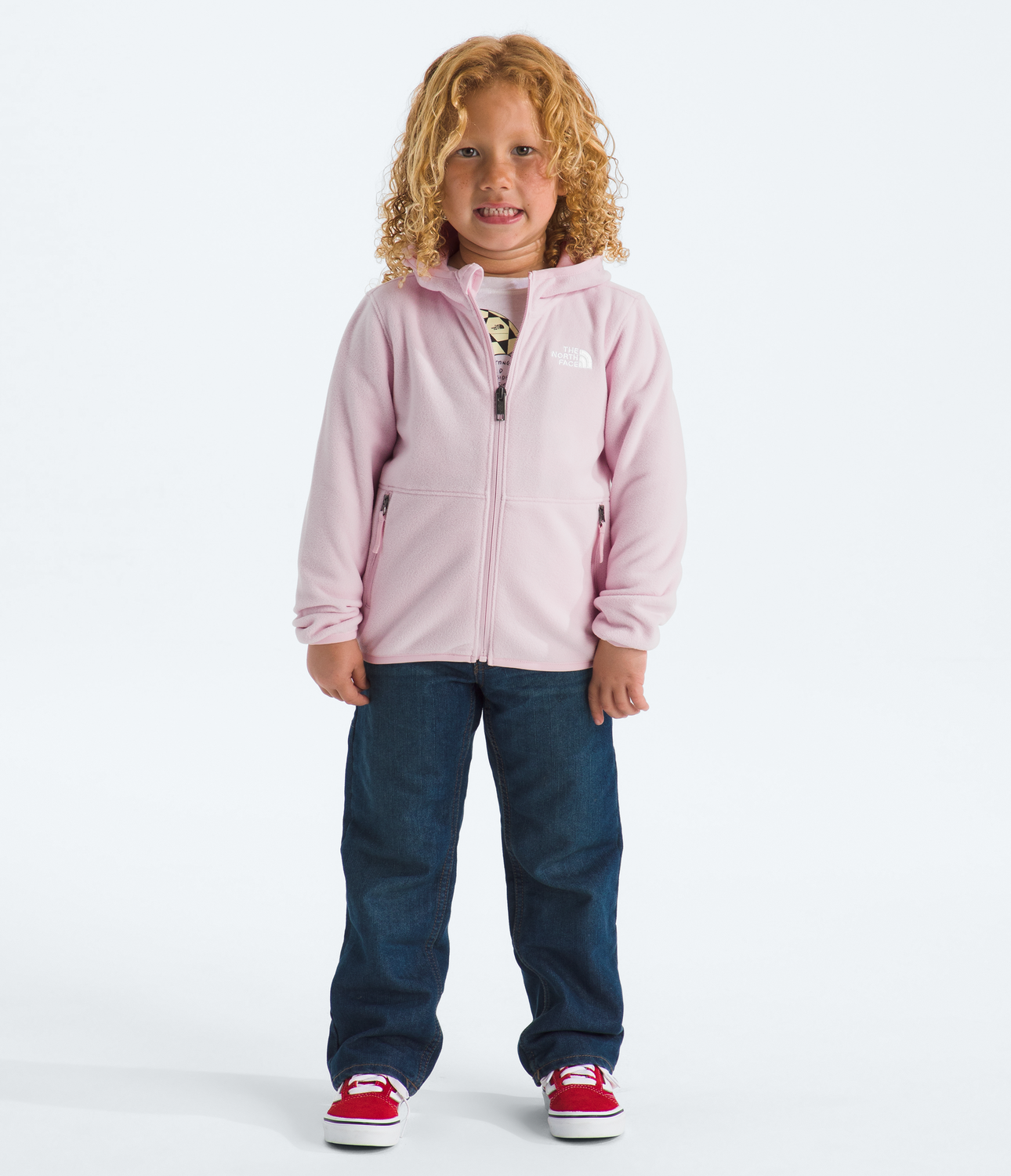 Polar Kid Glacier F/Z Hoodie Niños Rosado-3