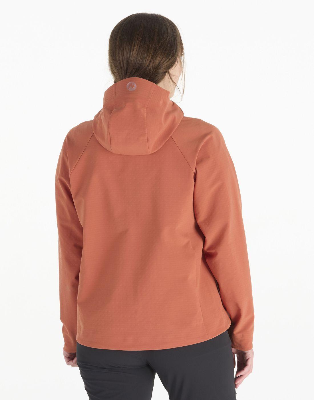 Polar Marmot Mujer W Pinnacle Driclime Hoody Rojo-1