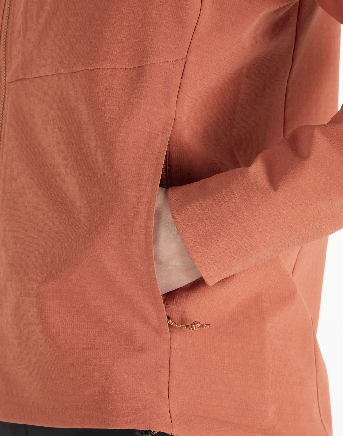 Polar Marmot Mujer W Pinnacle Driclime Hoody Rojo-3