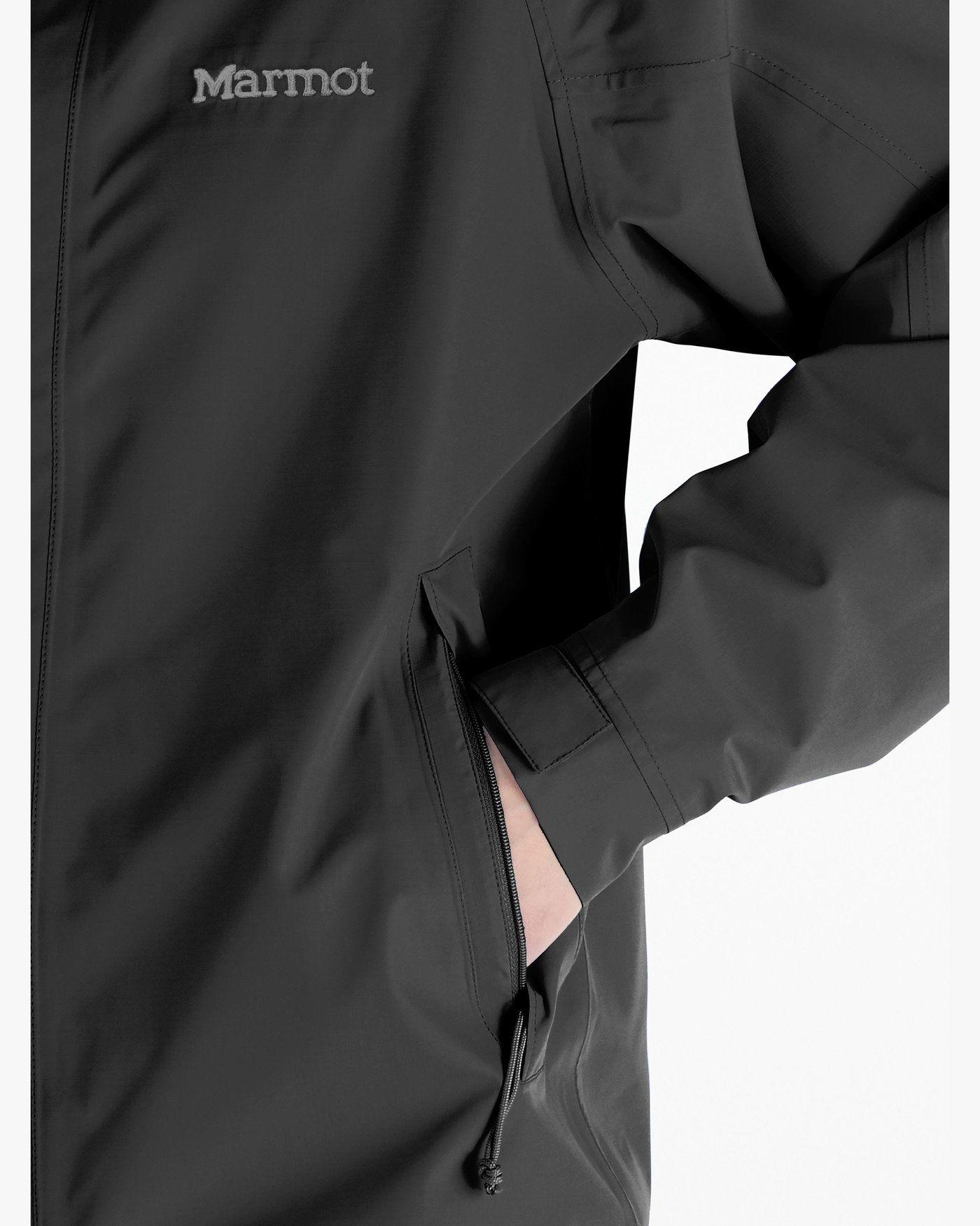 Chaqueta Marmot Mujer Impermeable Cascade Negro-3