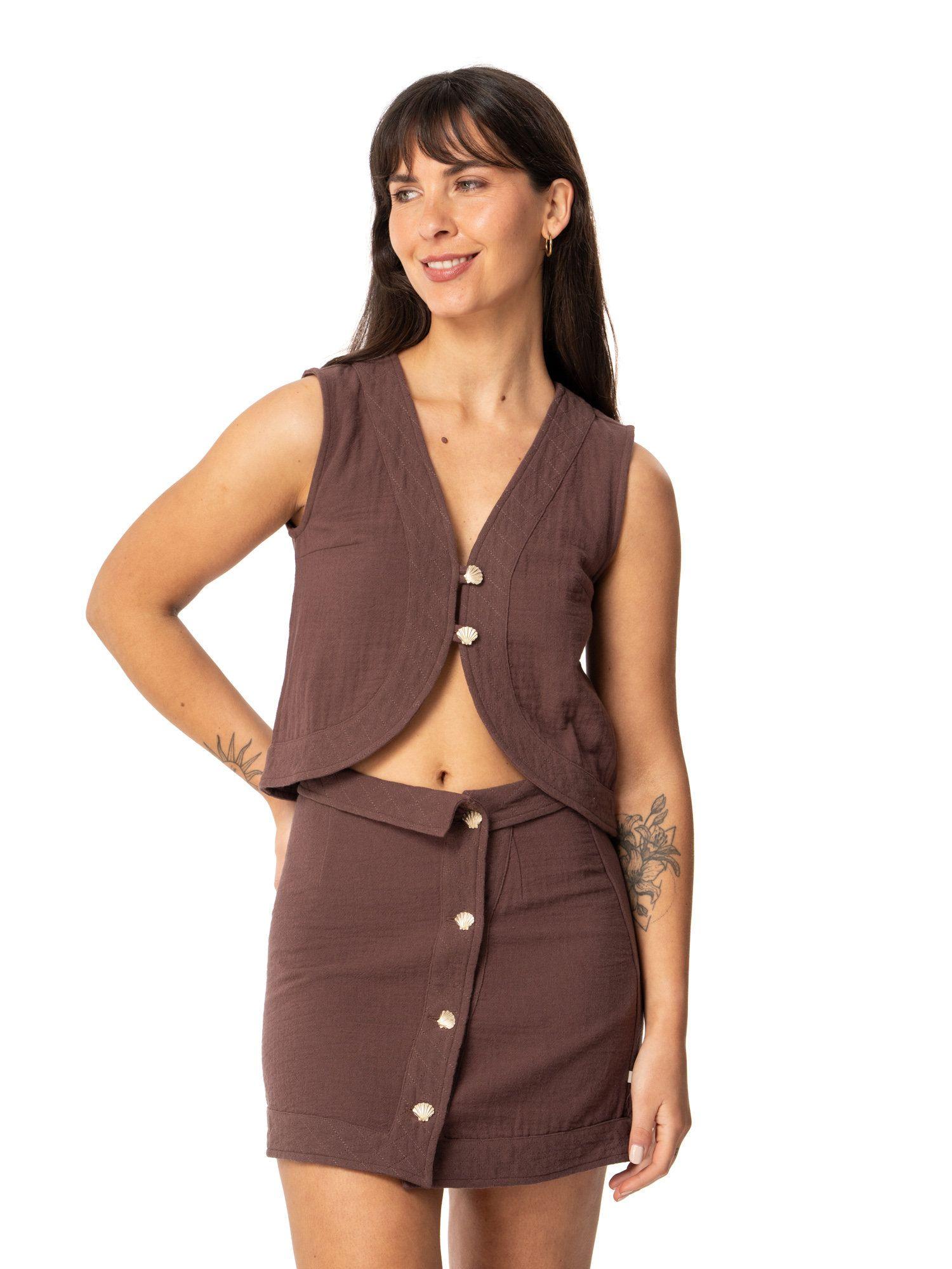 Polera Kivül Mujer Top Mar Burdeo-0