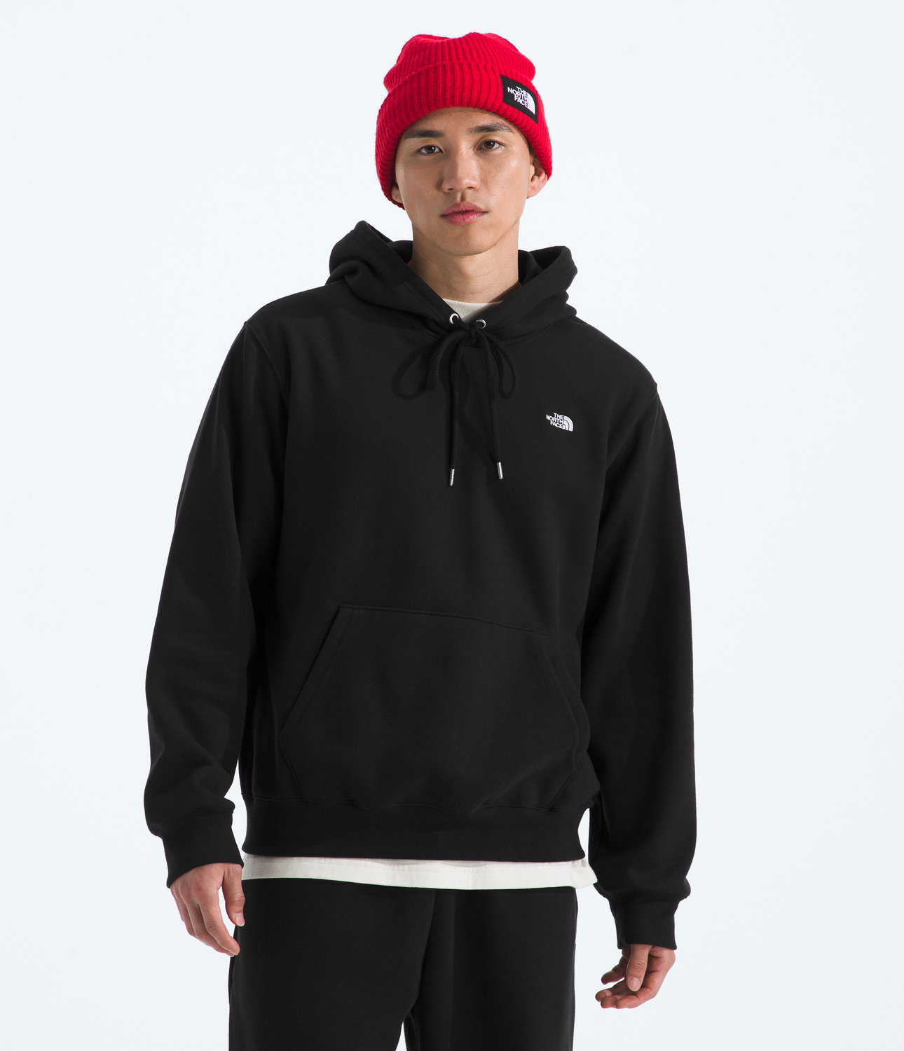 Poleron Tnf Essential Hoodie Hombre Negro-0
