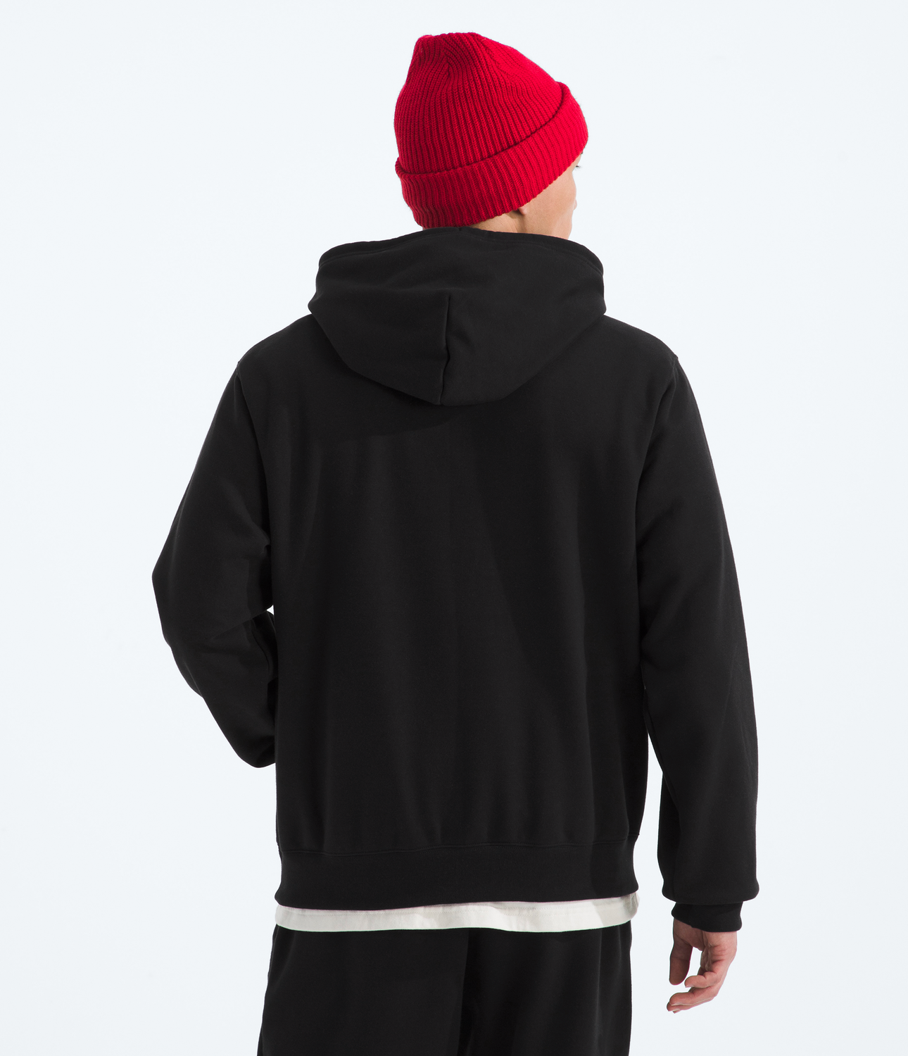 Poleron Tnf Essential Hoodie Hombre Negro-1