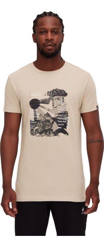 Polera Mammut Hombre Manga Corta Massone Rocks Beige-0