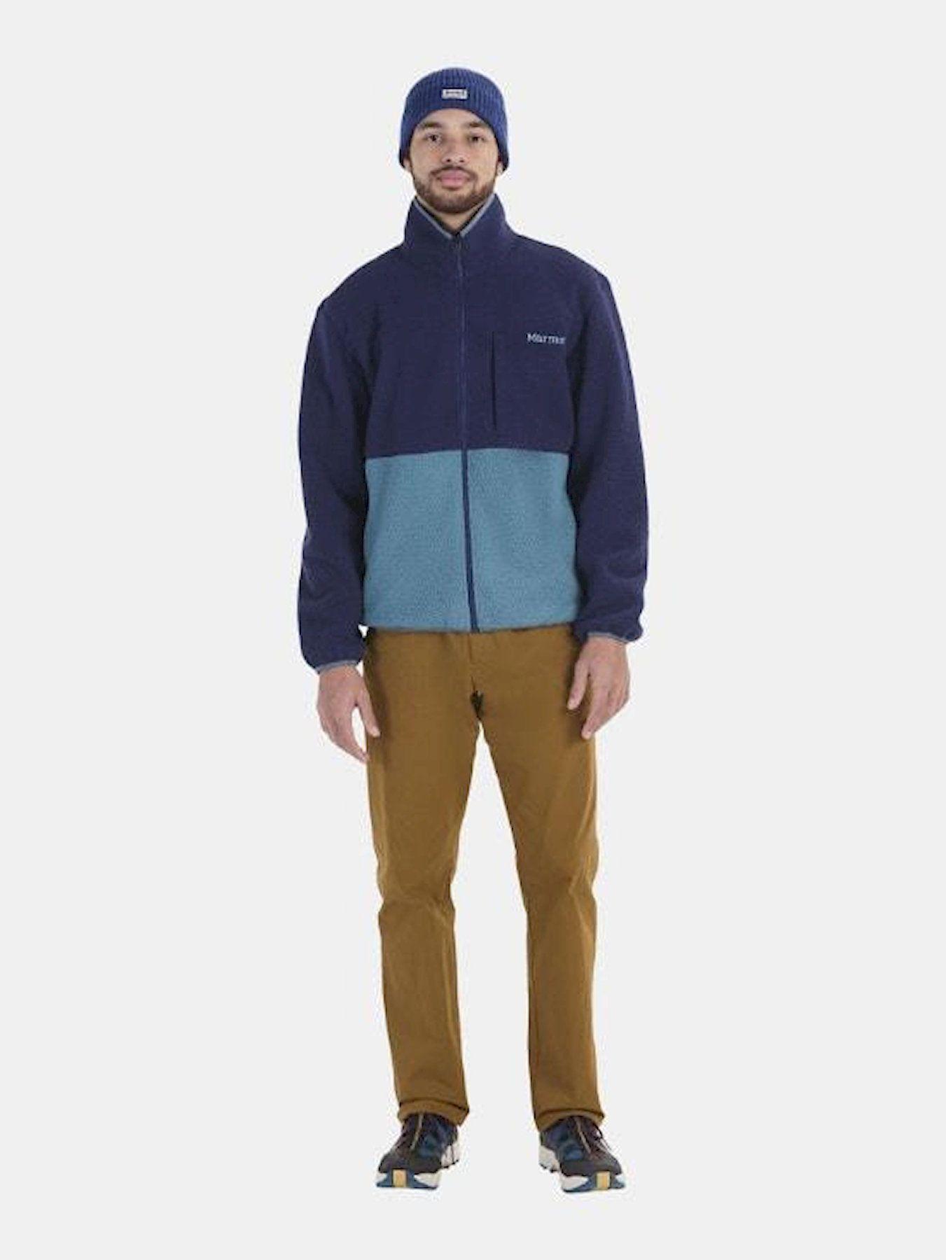 Polar Marmot Hombre Aros Fleece Jacket Azul Azul-0