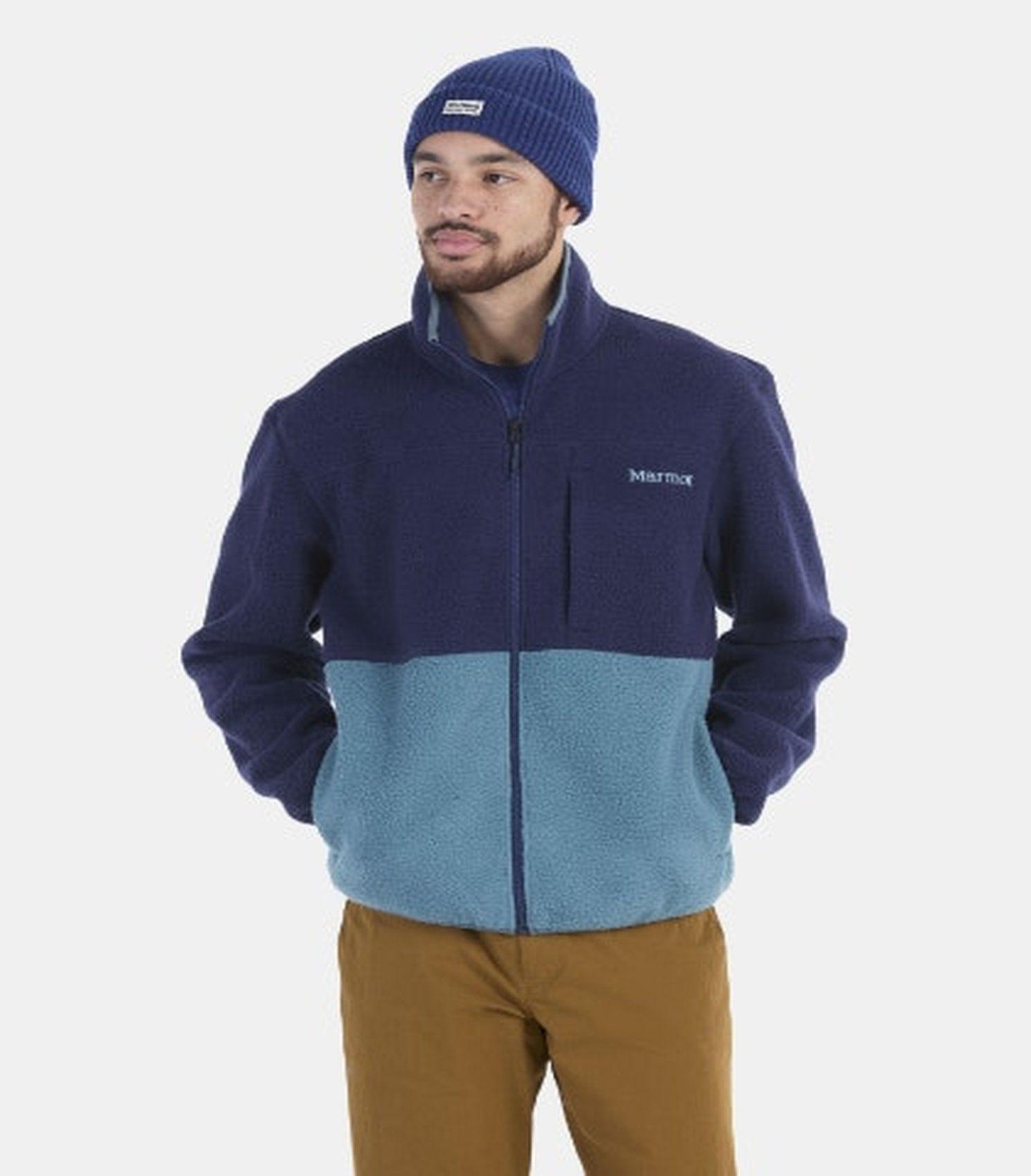 Polar Marmot Hombre Aros Fleece Jacket Azul Azul-0