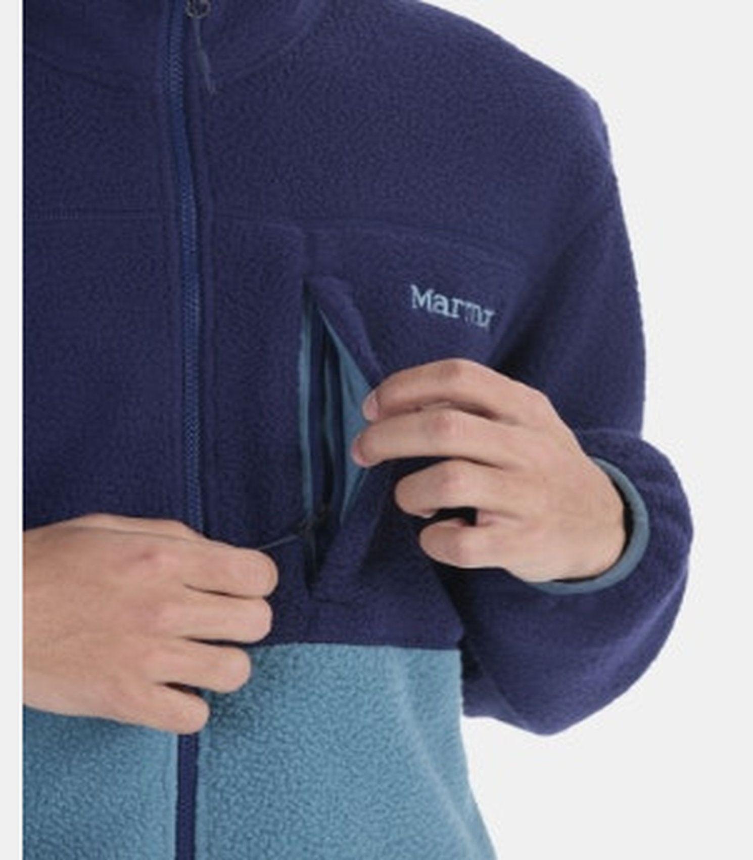 Polar Marmot Hombre Aros Fleece Jacket Azul Azul-3