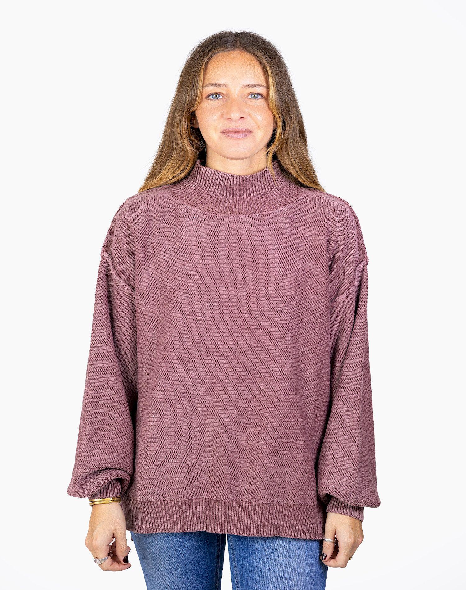 Chaleco Stoked Mujer Glow Burdeo-0