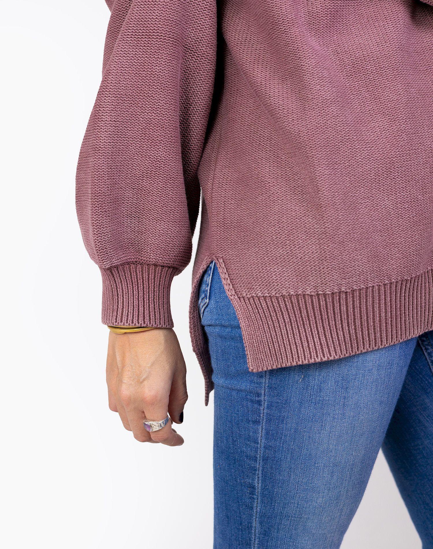 Chaleco Stoked Mujer Glow Burdeo-3