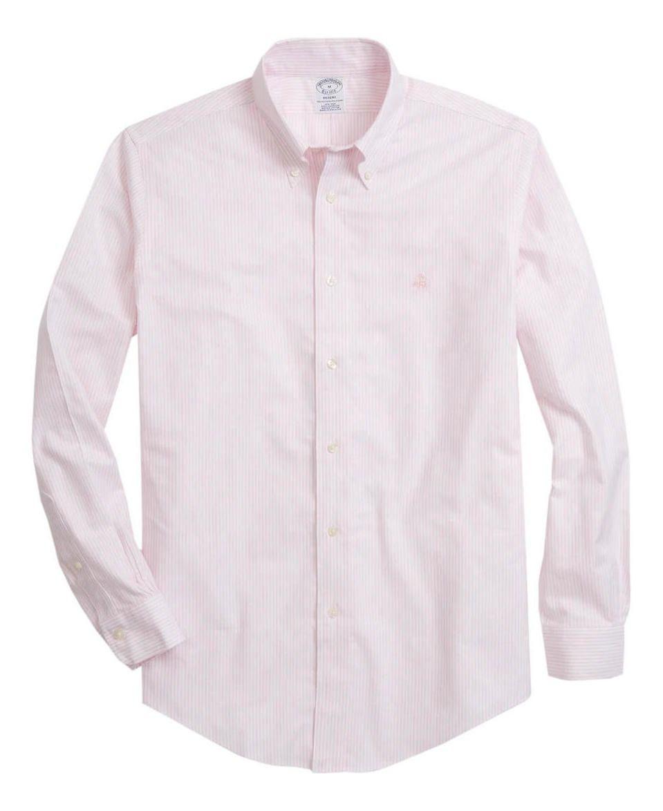 Camisa Brooks Brothers Hombre Non-iron Regent Fit- BB71 Rosado-0