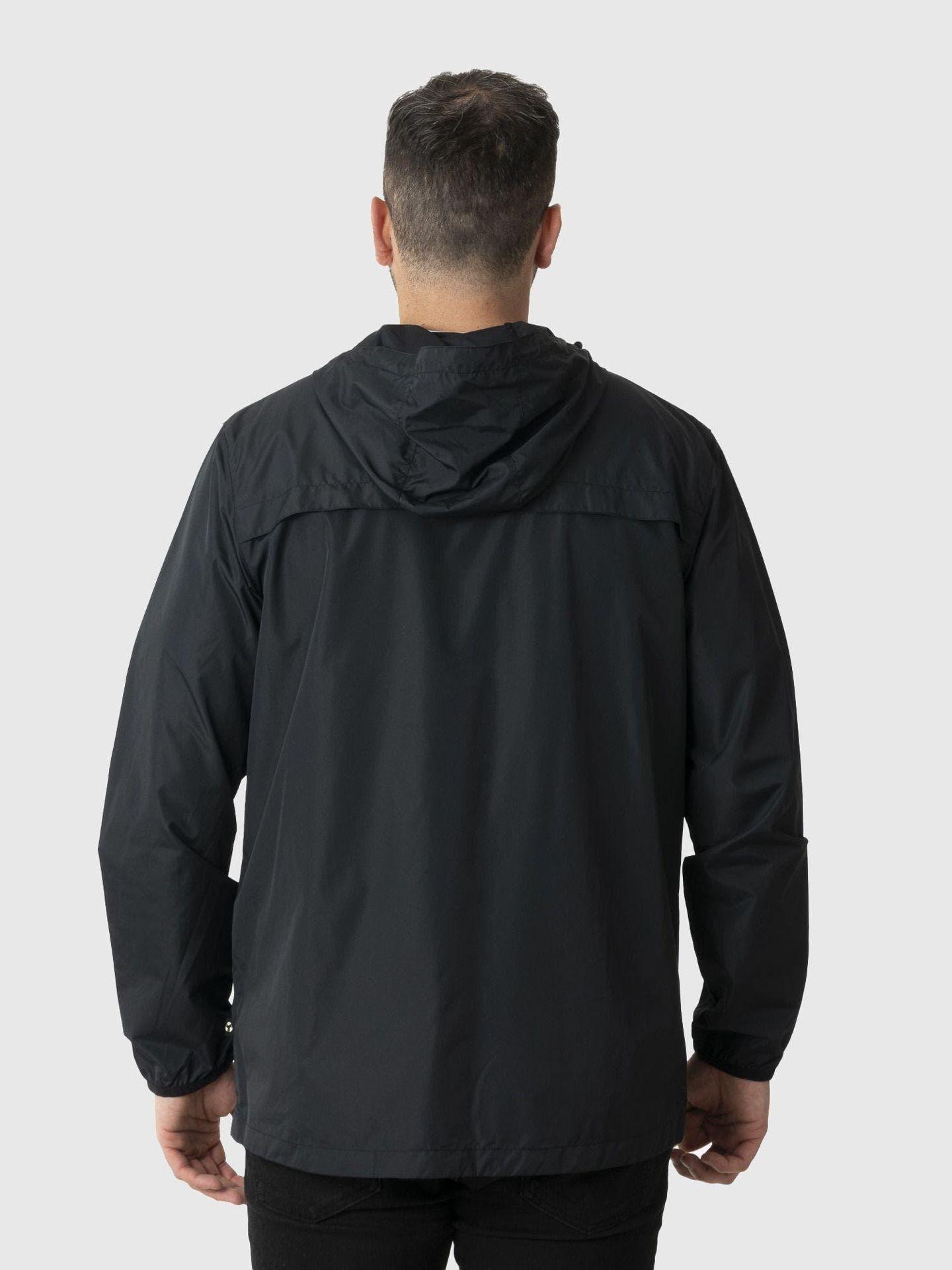 Chaqueta Kivül Hombre Cortavientos Mak Reciclado Negro-2