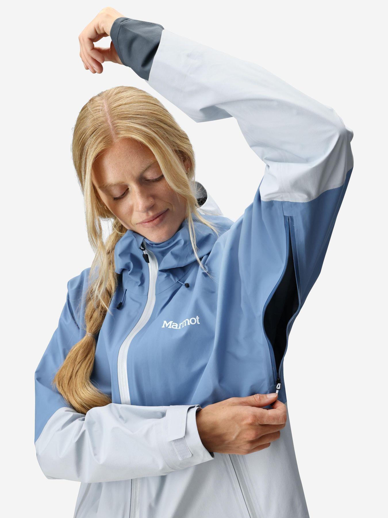 Chaqueta Marmot Mujer Seeker Gtx Celeste-5