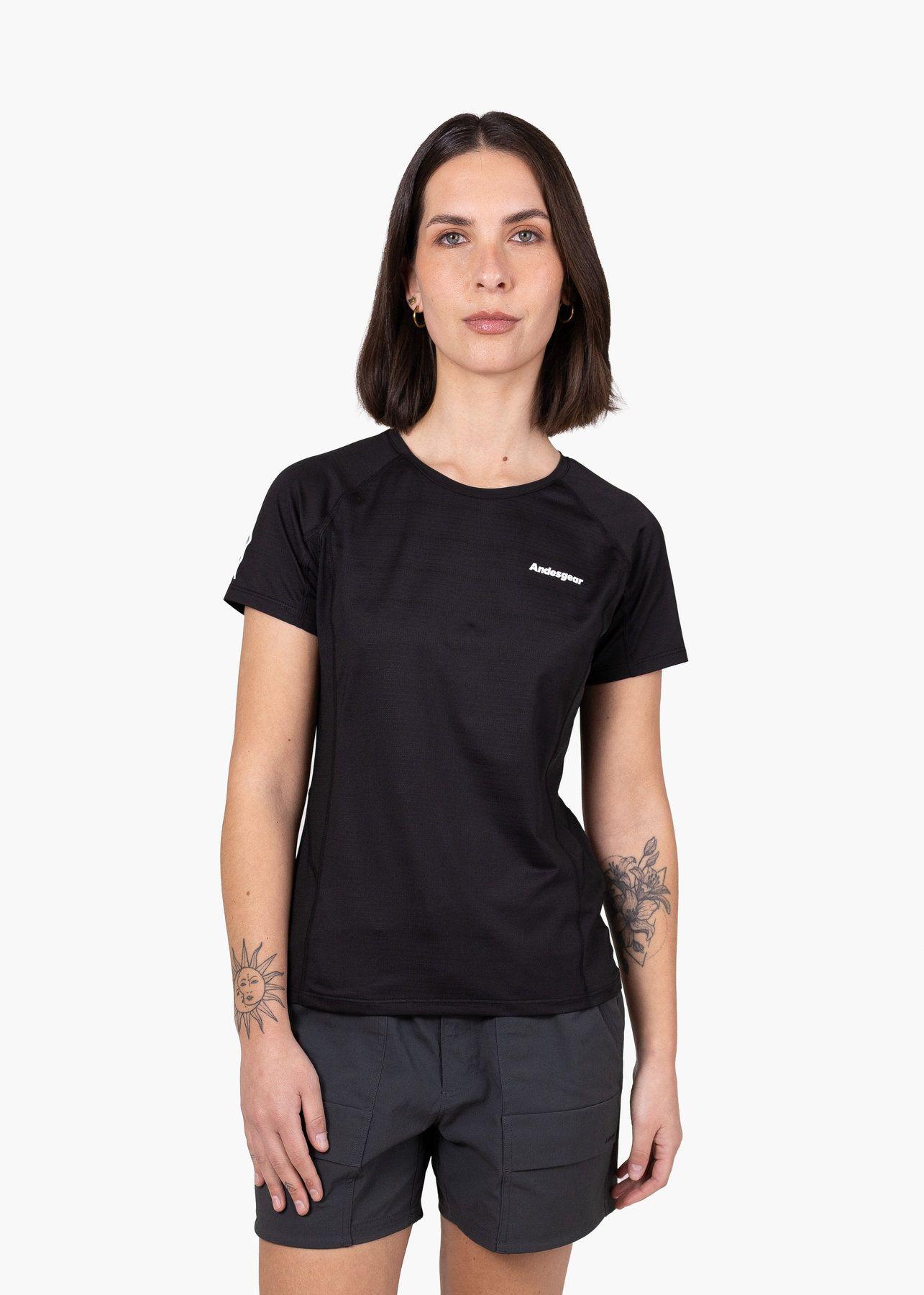 Polera Andesgear Mujer Vizcachas Negro V26-0