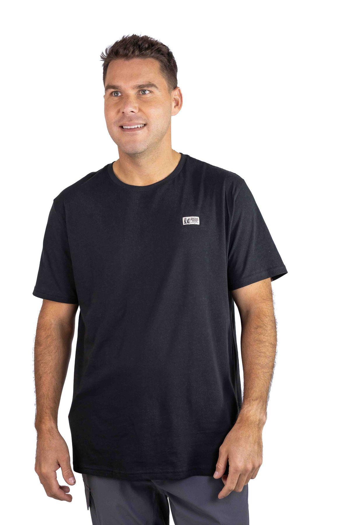 Polera Marmot Hombre Chest Label Tee Negro-0