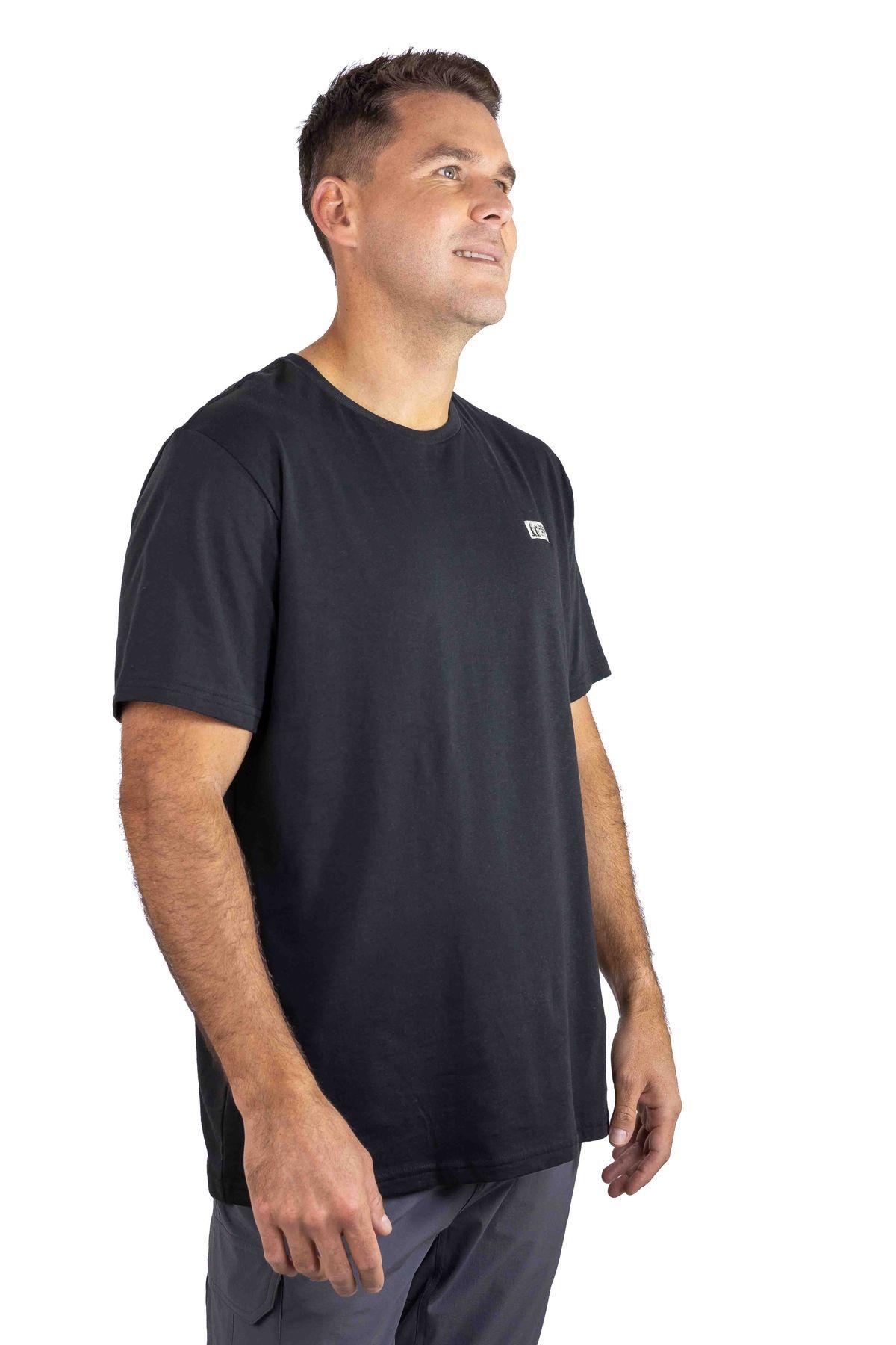 Polera Marmot Hombre Chest Label Tee Negro-5