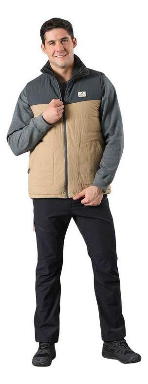 Chaqueta Andesgear Hombre Reversible Trancura Vest Cafe Café-2