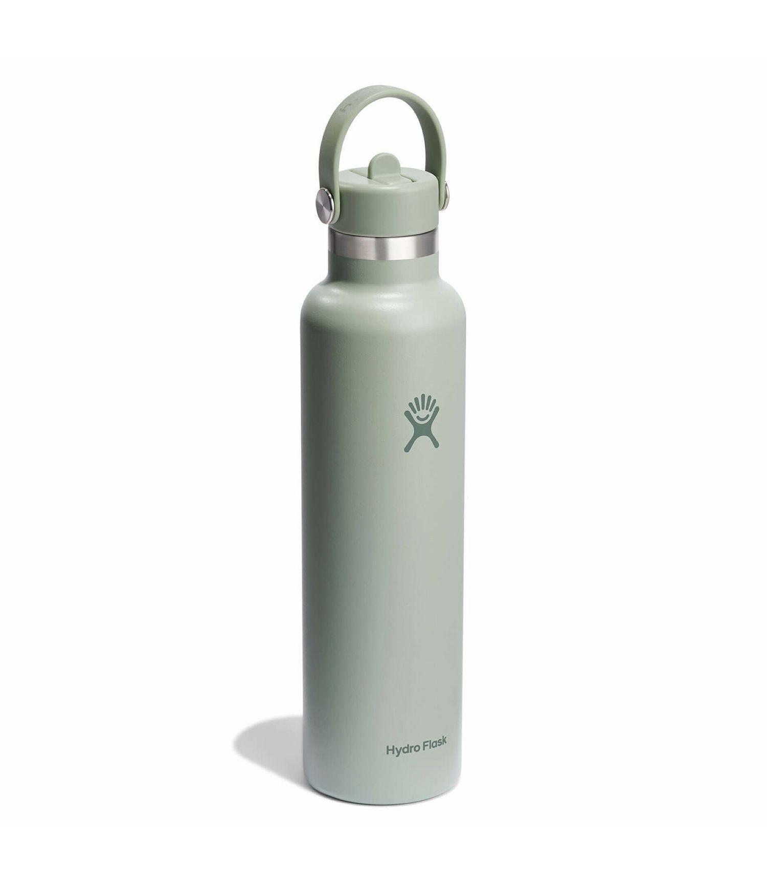 Botella Hf Boca Estándar Y Bombilla 621Ml Verde-1