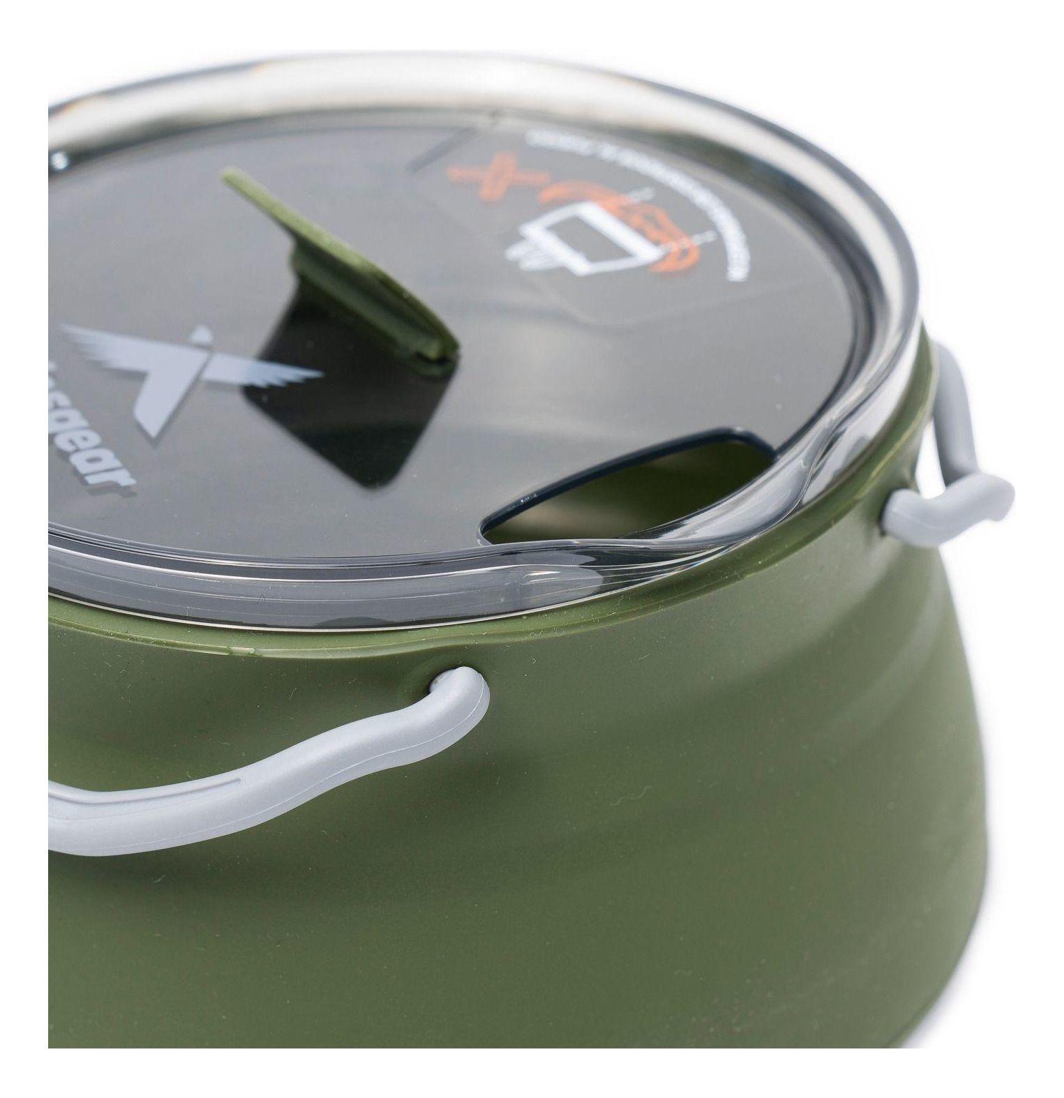 Olla Andesgear Unisex Plegable De Silicona 1l Verde-3