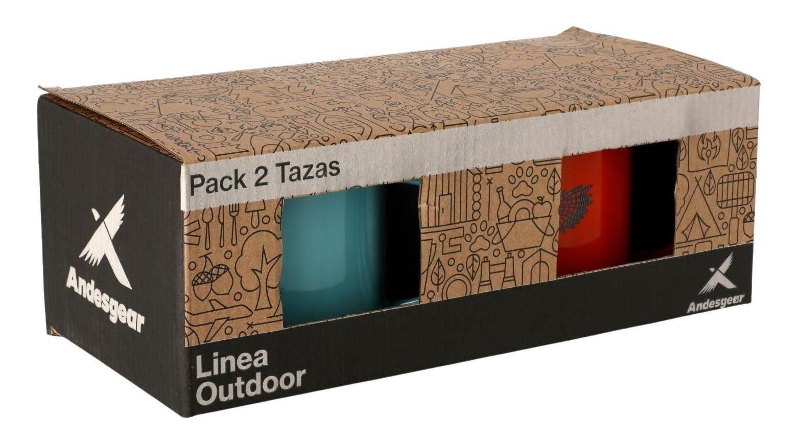 Taza Andesgear Unisex Set Tazas Aves 500ml Único color-0